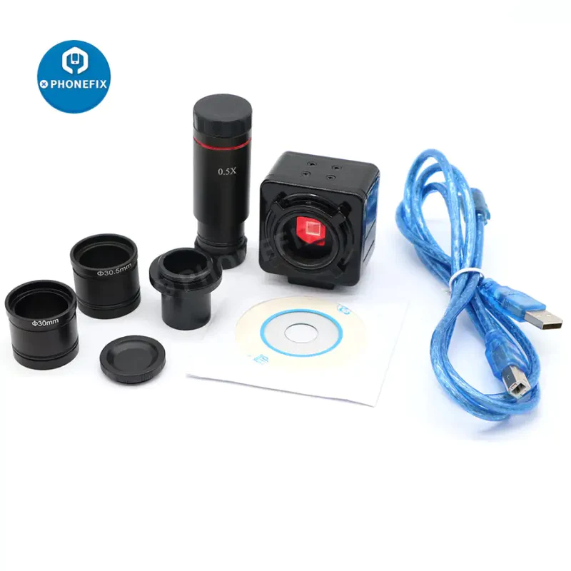 Electronic Digital Video Microscope Camera Adapter  30.5mm Ring