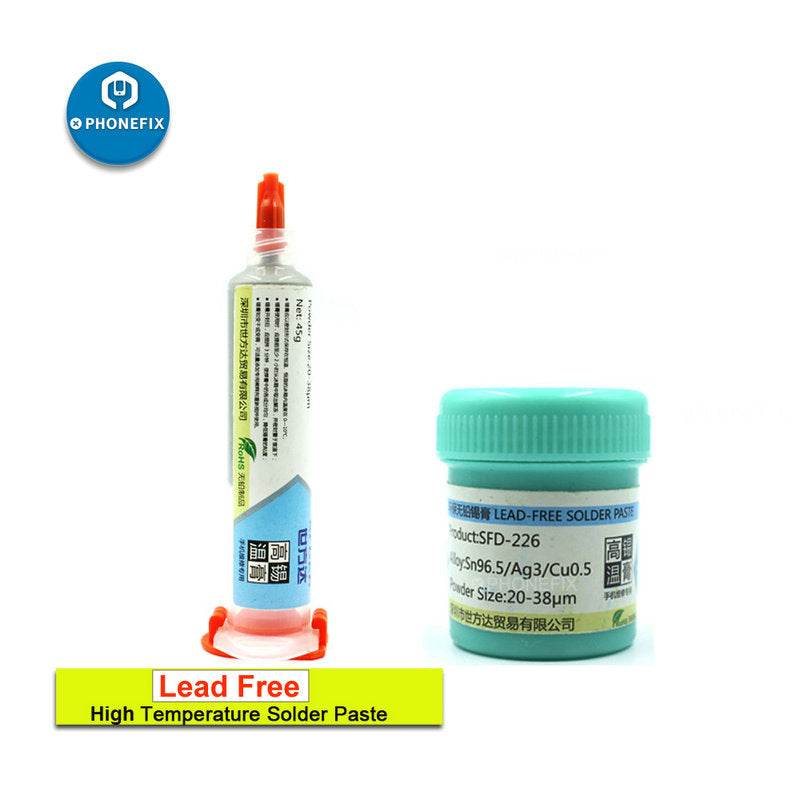 Less Solder Lead Free Solder Paste 217℃ 183℃ 138℃ Low Medium High Temperature