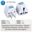 UK US EU AU DE Power Converter AC Plug Charger Adapter 500W