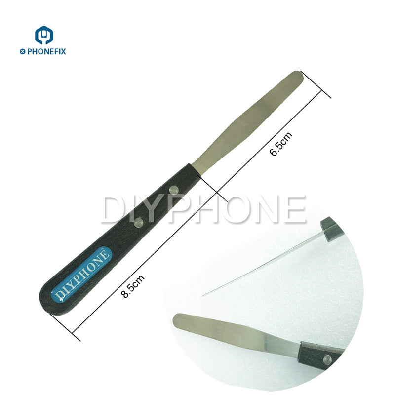 wooden handle crowbar prizer thin stainless steel opening tool cutter